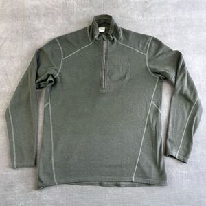 MASSIF FR Shirt Mens Medium 1/4 Zip Flame Resistant Military Fleece Pullover USA